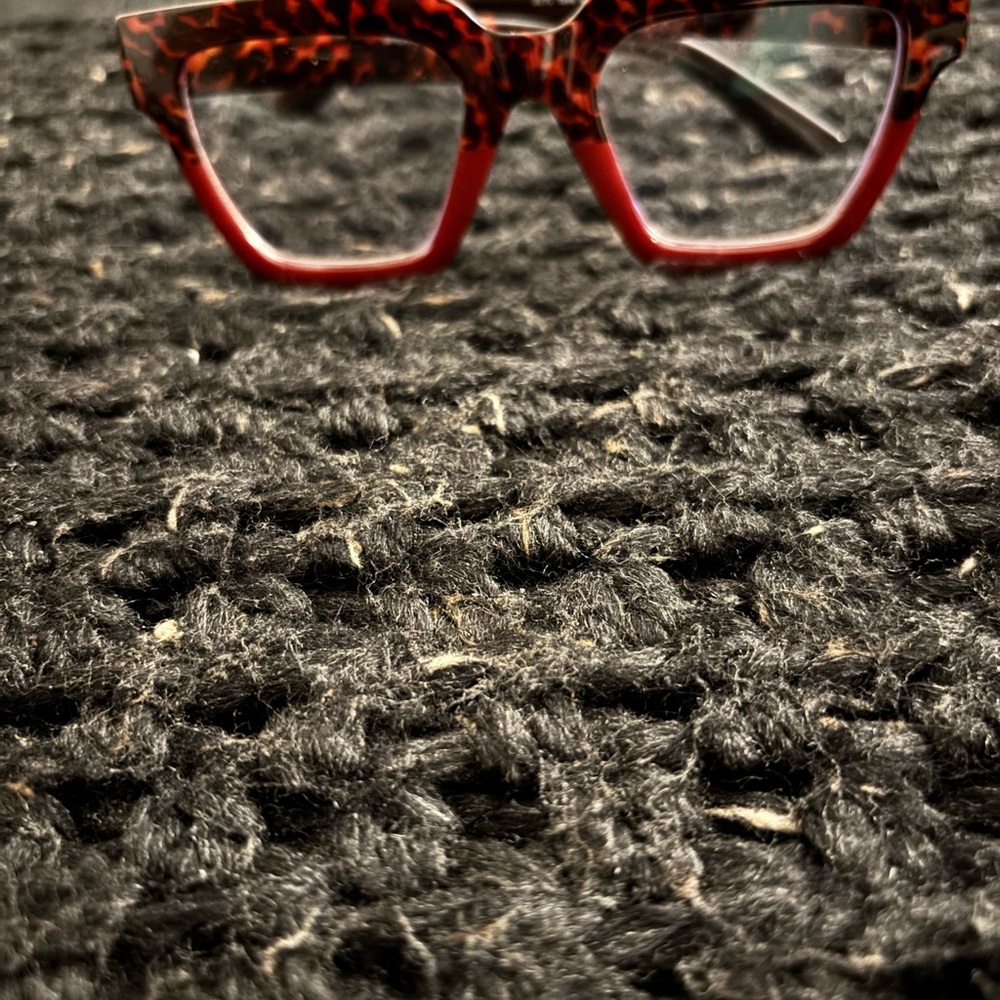 Stylish Red and Black Women's Glasses